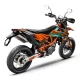 Motorstickerset Stickerset KTM STOCK V3 ORANGE/TEAL | SM / SMC / SMR