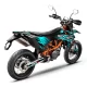 Motorstickerset Stickerset KTM STOCK V3 BLACK/TEAL | SM / SMC / SMR