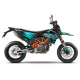 Kit déco moto Kit déco KTM STOCK V3 BLACK/TEAL | SM / SMC / SMR