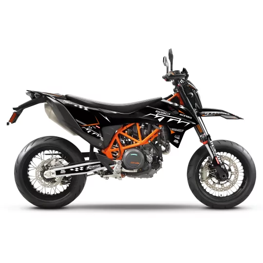 Kit adesivos moto Kit adesivos KTM ProLine Black/orange | SM / SMC / SMR