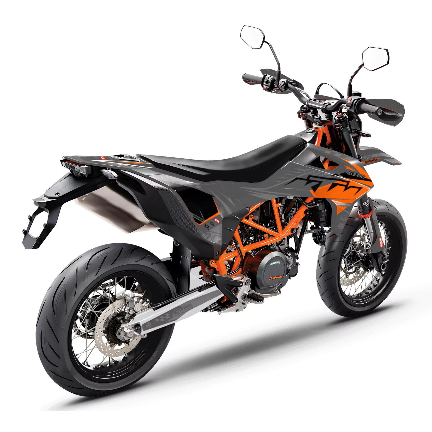 Motorrad Dekor Dekor KTM ProLine Grey/orange | SM / SMC / SMR