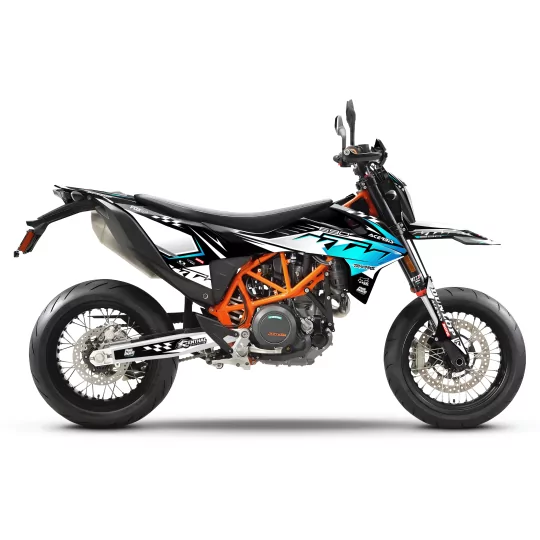 Kit adesivos moto Kit adesivos KTM ProLine Teal | SM / SMC / SMR