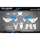 Kit déco moto KIT ADESIVOS HUSQVARNA MX TEST gradient