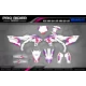 Kit déco moto KIT ADESIVOS Motocross YAMAHA 93th White