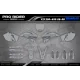 Motorrad Dekor Dekor Motocross YAMAHA Speed Blocks - GREY