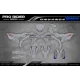Motorrad Dekor DEKOR Motocross YAMAHA GREY FLAG