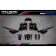 Stickerset moto STICKERSET Motocross YAMAHA PIXEL BLACK