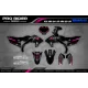 Kit adesivos moto Kit adesivos Motocross YAMAHA PIXEL BLACK