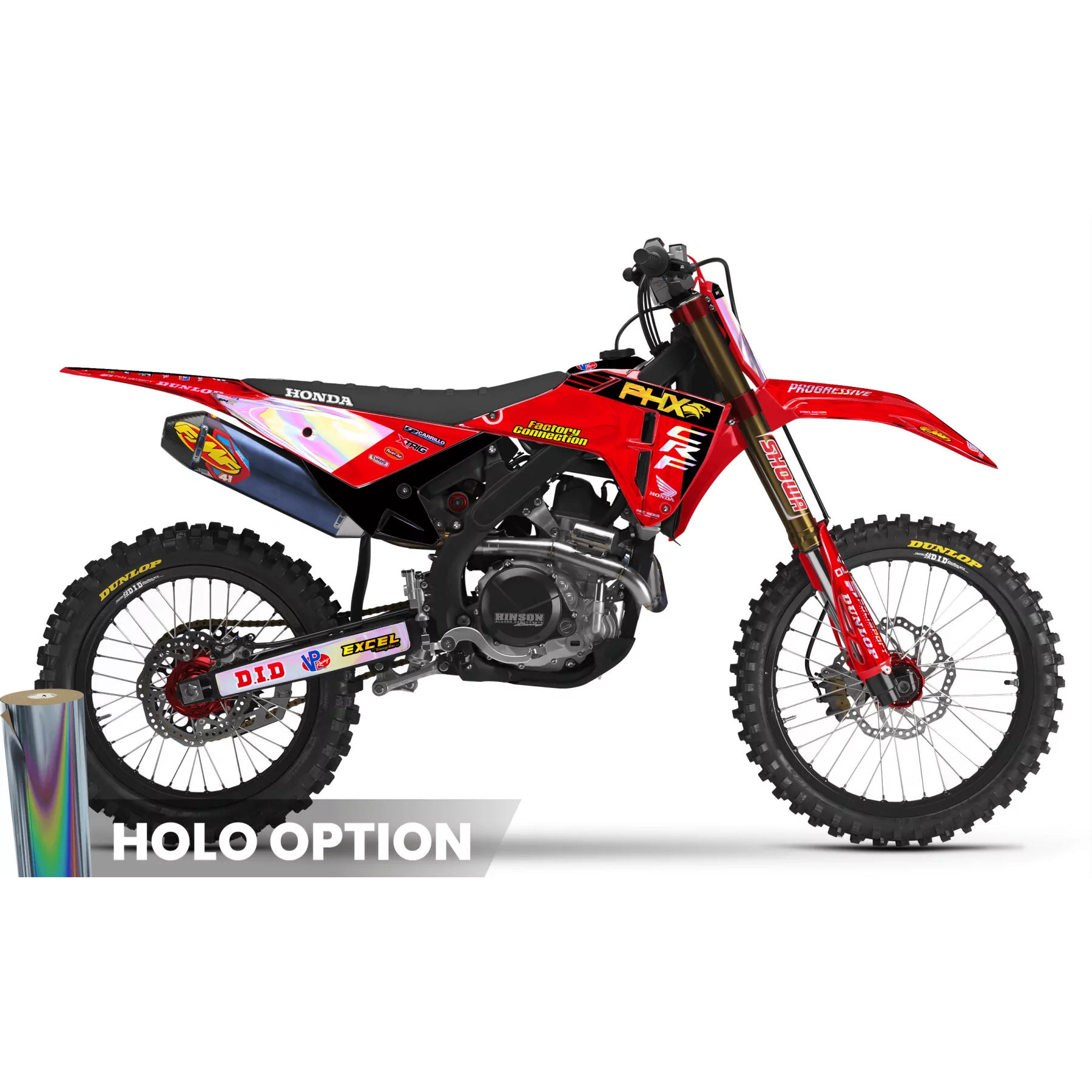 Kit adesivos moto KIT ADESIVOS Motocross HONDA | DYLAN FERRANDIS Replica