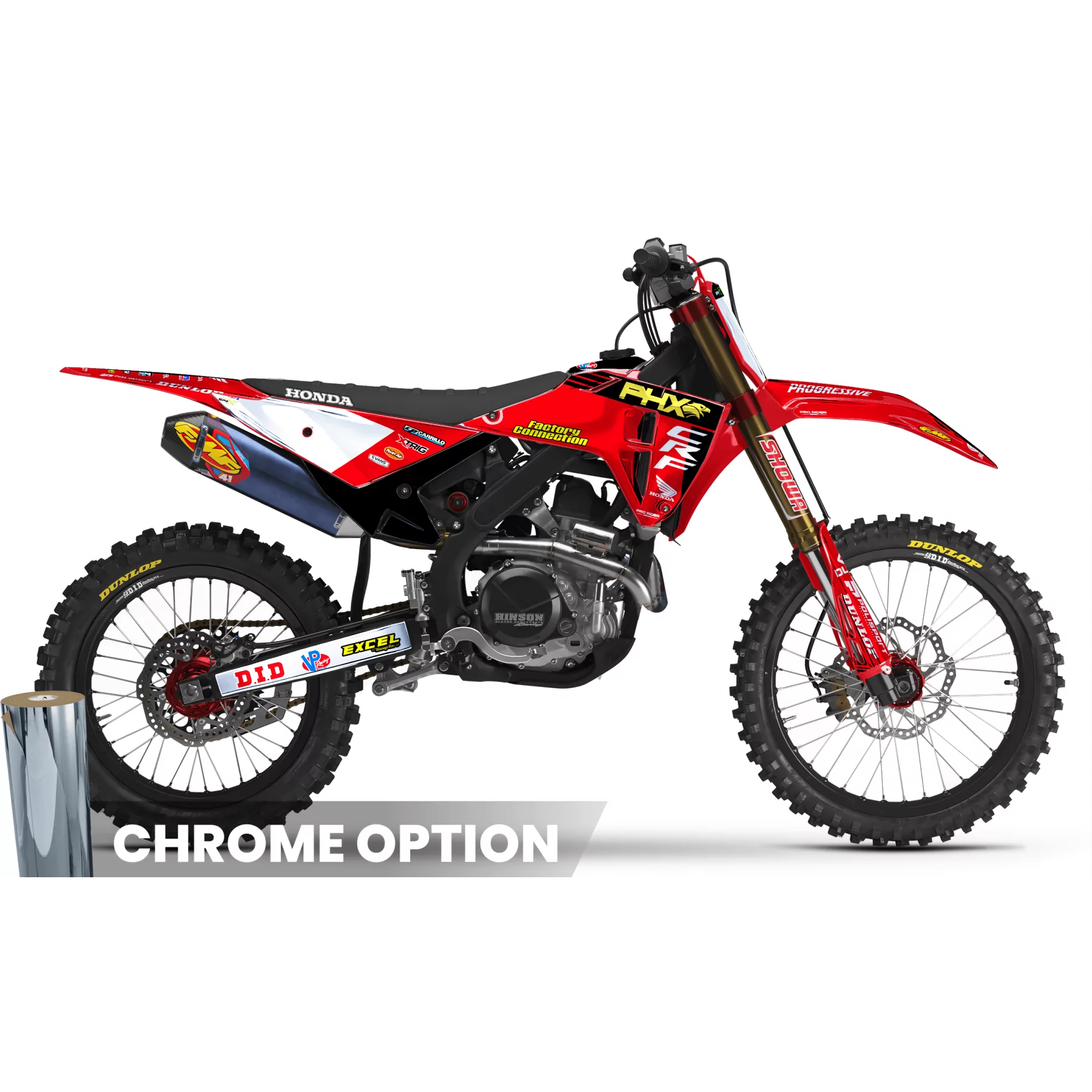 Kit adesivos moto KIT ADESIVOS Motocross HONDA | DYLAN FERRANDIS Replica