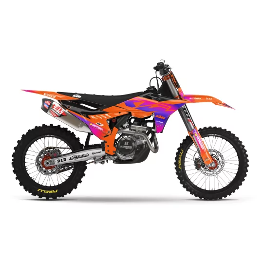 Motorstickerset Stickerset Motocross KTM SX SXF EXC - PURPLE VECTOR