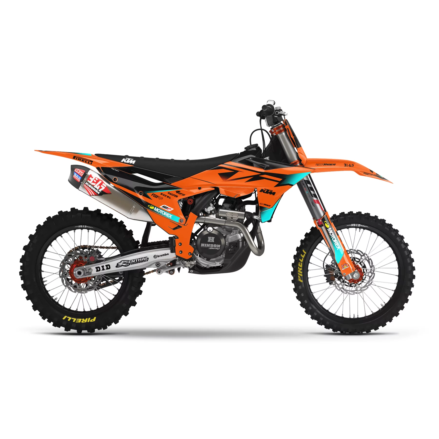 Kit adesivos moto Kit adesivos Motocross KTM SX SXF EXC - OEM VECTOR TEAL
