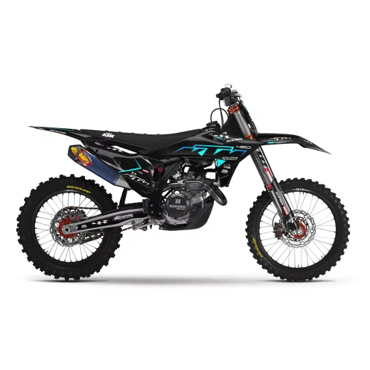 Grafiche moto grafiche Motocross KTM SX SXF EXC | ProLine Black/teal