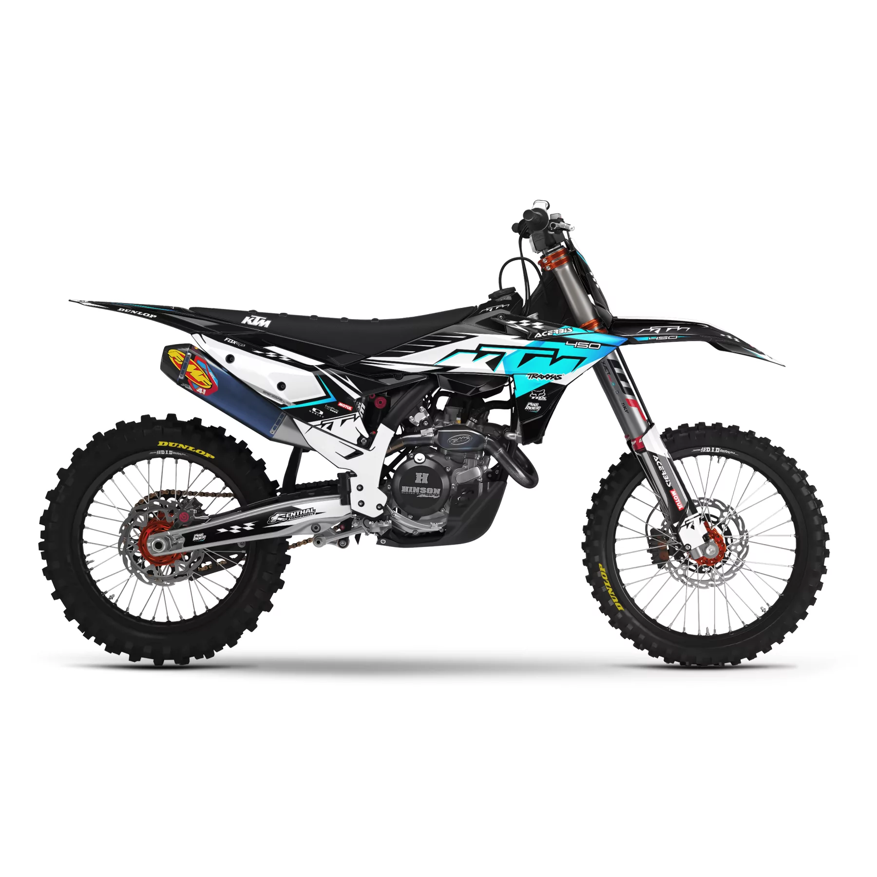 Grafiche moto grafiche Motocross KTM SX SXF EXC | ProLine Teal