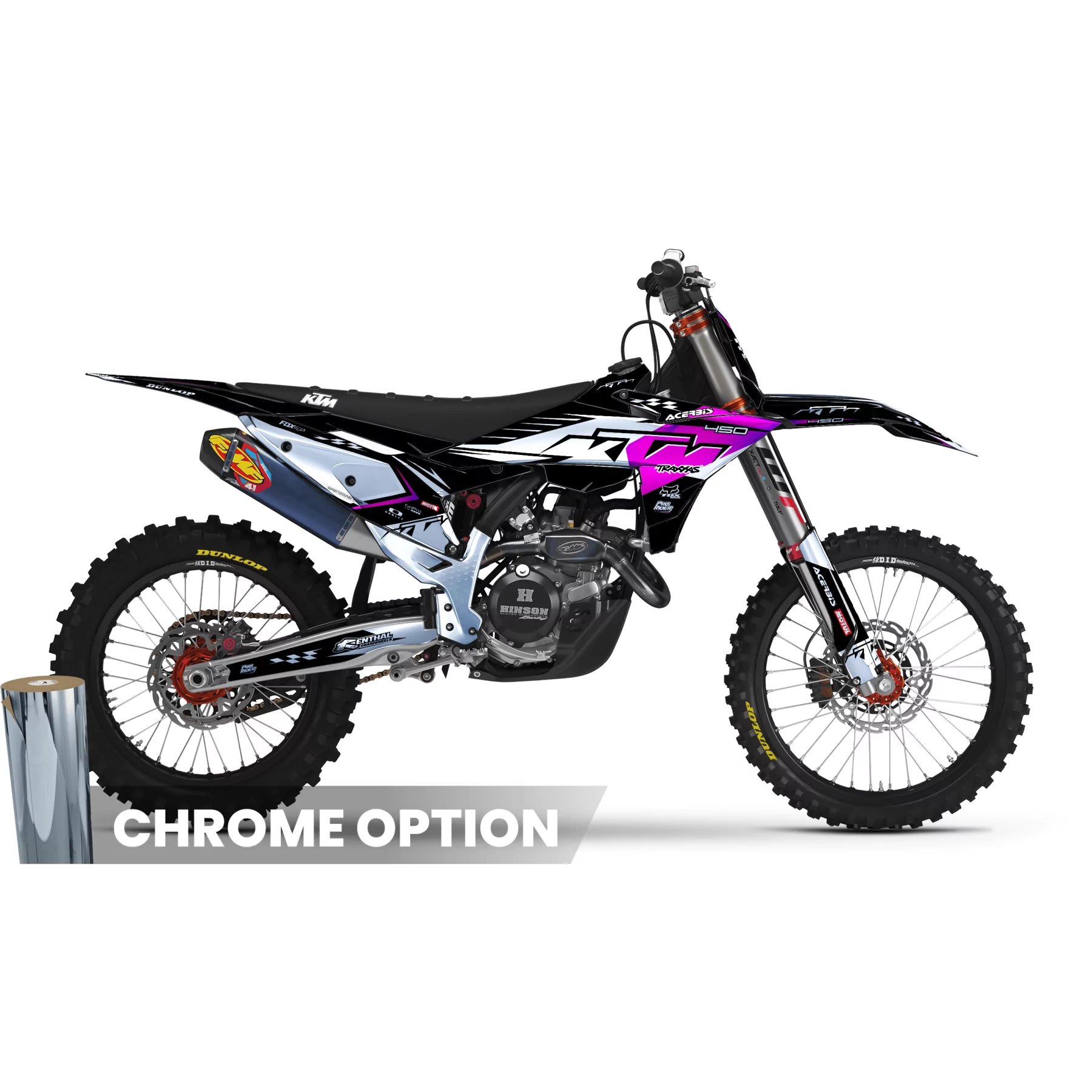 Kit adhesivos moto Kit adhesivos Motocross KTM SX SXF EXC | ProLine pink