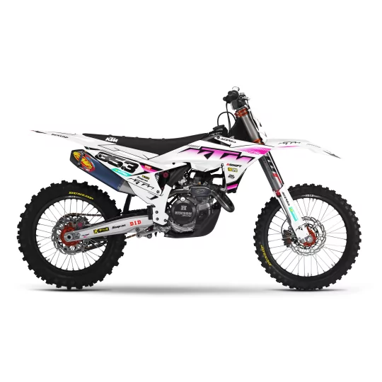 Grafiche moto grafiche Motocross KTM SX SXF EXC | Shadow Edition | White & pink