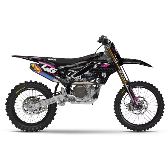 Kit adesivos moto Kit adesivos Motocross YAMAHA PIXEL BLACK
