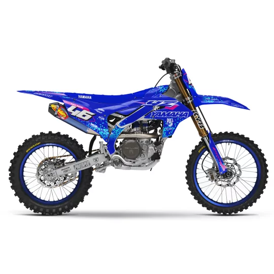 Kit adesivos moto Kit adesivos Motocross YAMAHA PIXEL BLUE