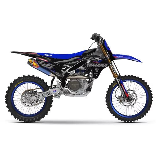 Kit adesivos moto Kit adesivos Motocross YAMAHA BLACK FLAG