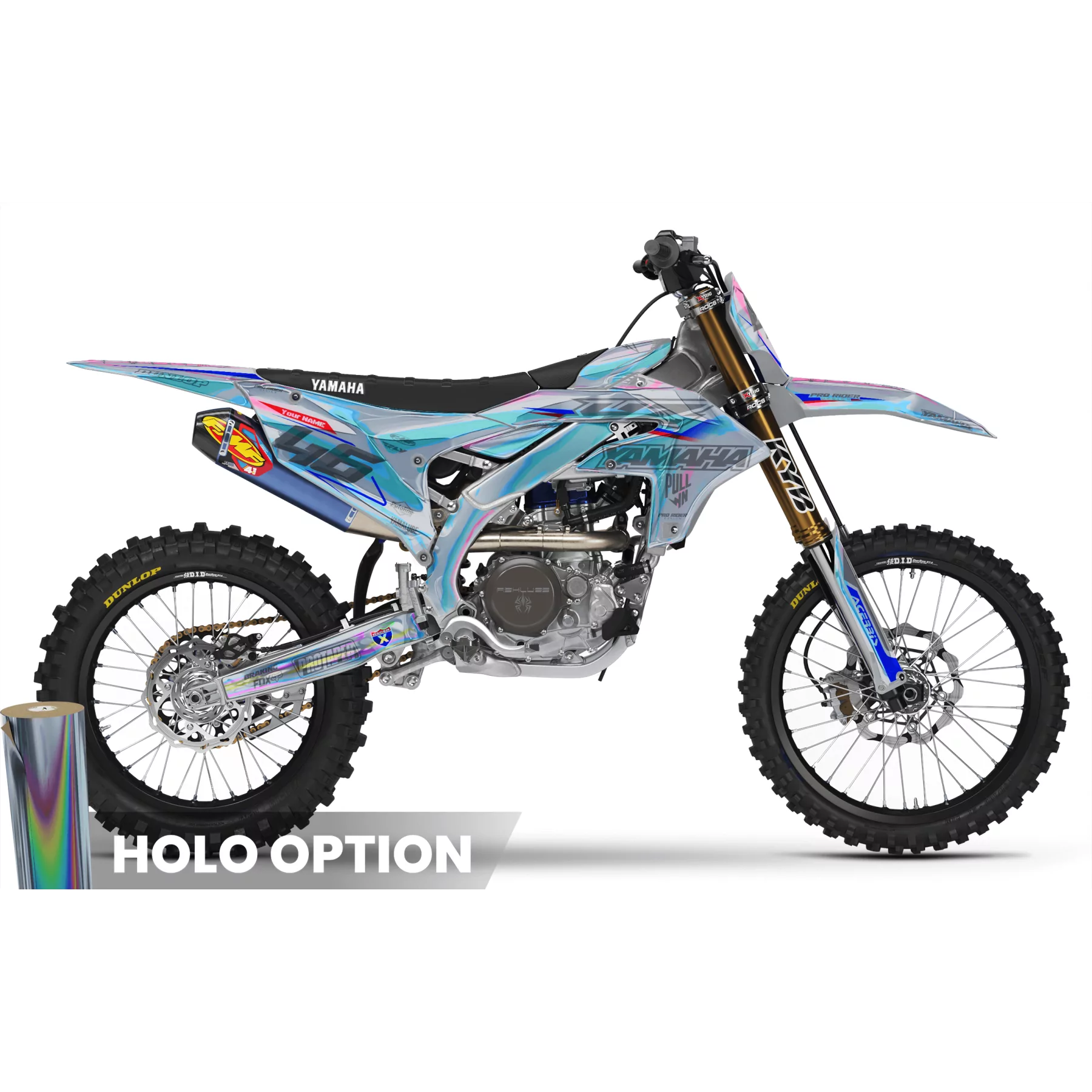 grafiche moto Grafiche Motocross YAMAHA GREY FLAG