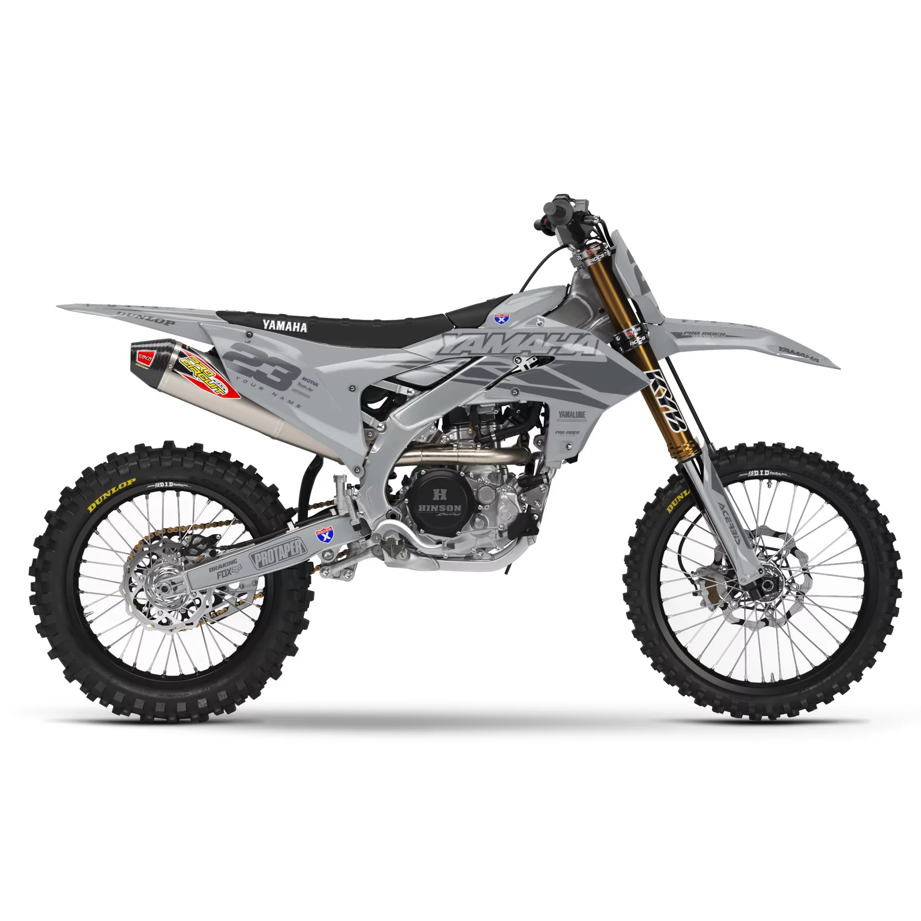 Motorrad Dekor Dekor Motocross YAMAHA Speed Blocks - GREY