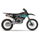 Motorrad Dekor Dekor Motocross YAMAHA Speed Blocks - TEAL