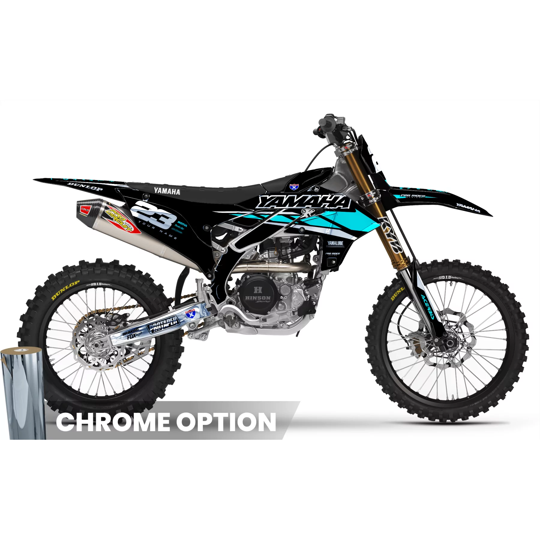Kit adhesivos moto Kit adhesivos Motocross YAMAHA Speed Blocks - TEAL