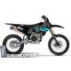 Motorrad Dekor Dekor Motocross YAMAHA Speed Blocks - TEAL