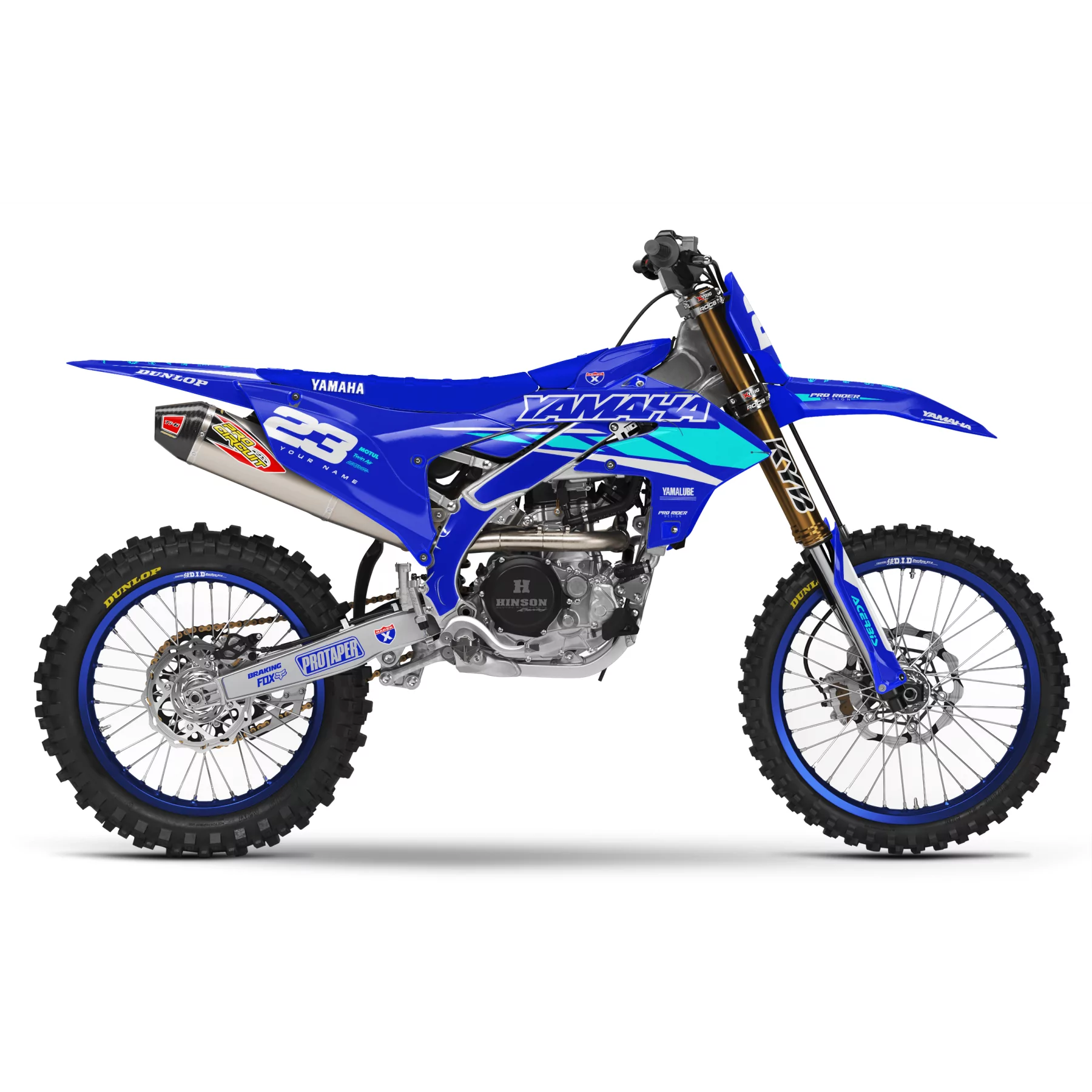 Kit adesivos moto Kit adesivos Motocross YAMAHA Speed Blocks - BLUE