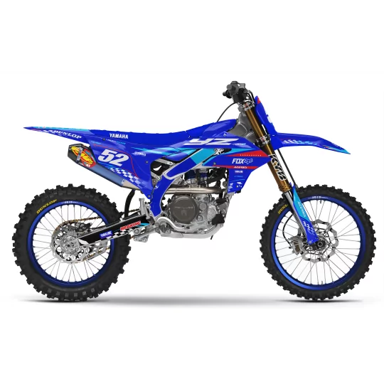Kit adesivos moto Kit adesivos Motocross YAMAHA Racer - BLUE