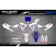 Kit adesivos moto Kit adesivos Motocross YAMAHA WHITE FLAG