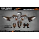 Stickerset motor STICKERSET KTM LIGHT BOLD EFFECT