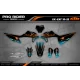 Kit adesivos moto Kit adesivos Motocross KTM SX SXF EXC | Shadow Edition | Black orange dark teal