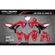 Kit adesivos moto KIT ADESIVOS Motocross HONDA HRC SMX Team PROGRESSIVE | RED