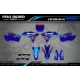 Kit adhesivos moto KIT ADHESIVOS Motocross YAMAHA Racer - BLUE