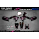 grafiche moto GRAFICHE YZ YZF Motocross YAMAHA RETRO BLACK