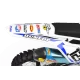 Kit adesivos moto KIT ADESIVOS MOTOCROSS FMR FACTORY azul (ref:prda13e)