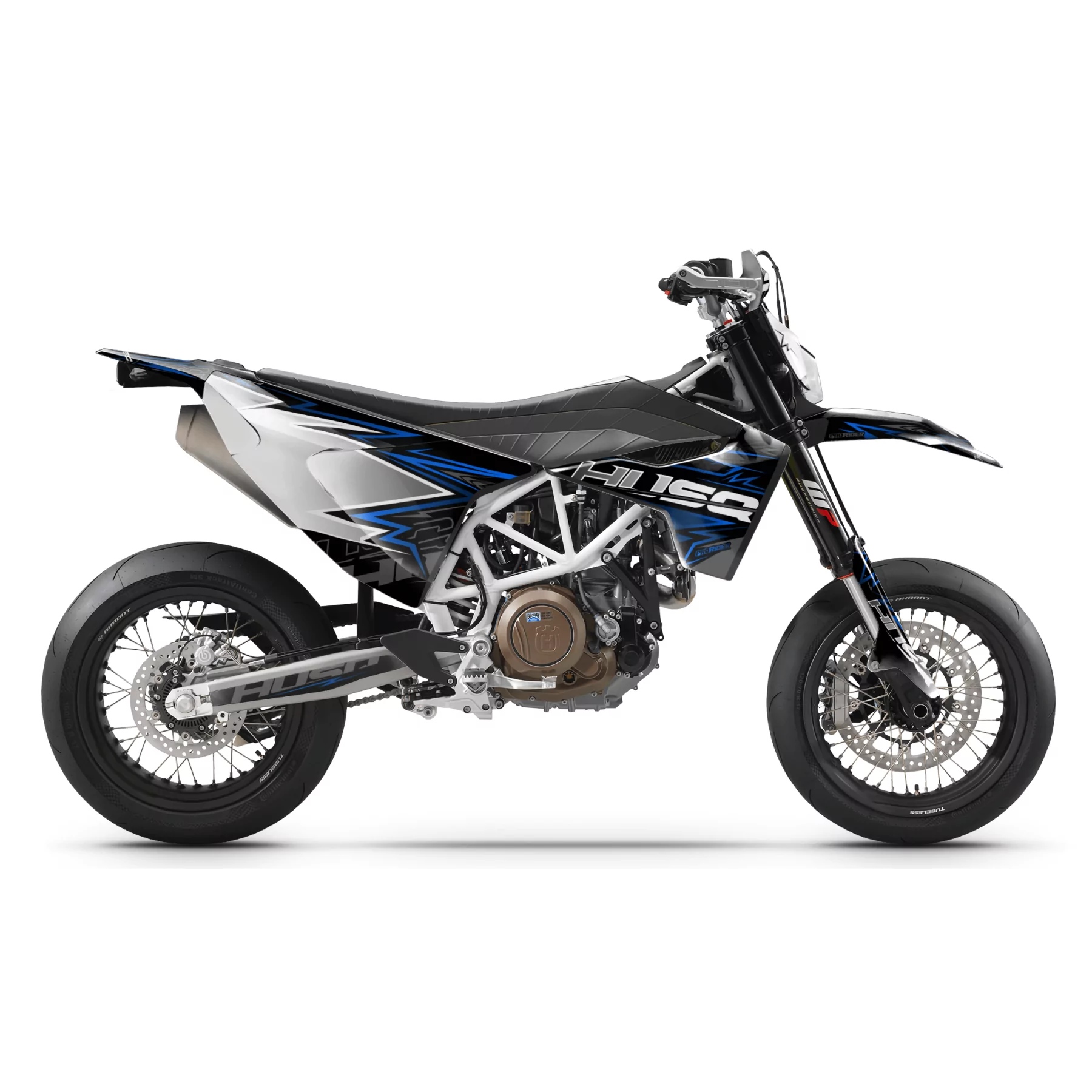 Kit adhesivos moto Kit adhesivos 701 HUSQVARNA | WHITE BLUE BOLD EFFECT
