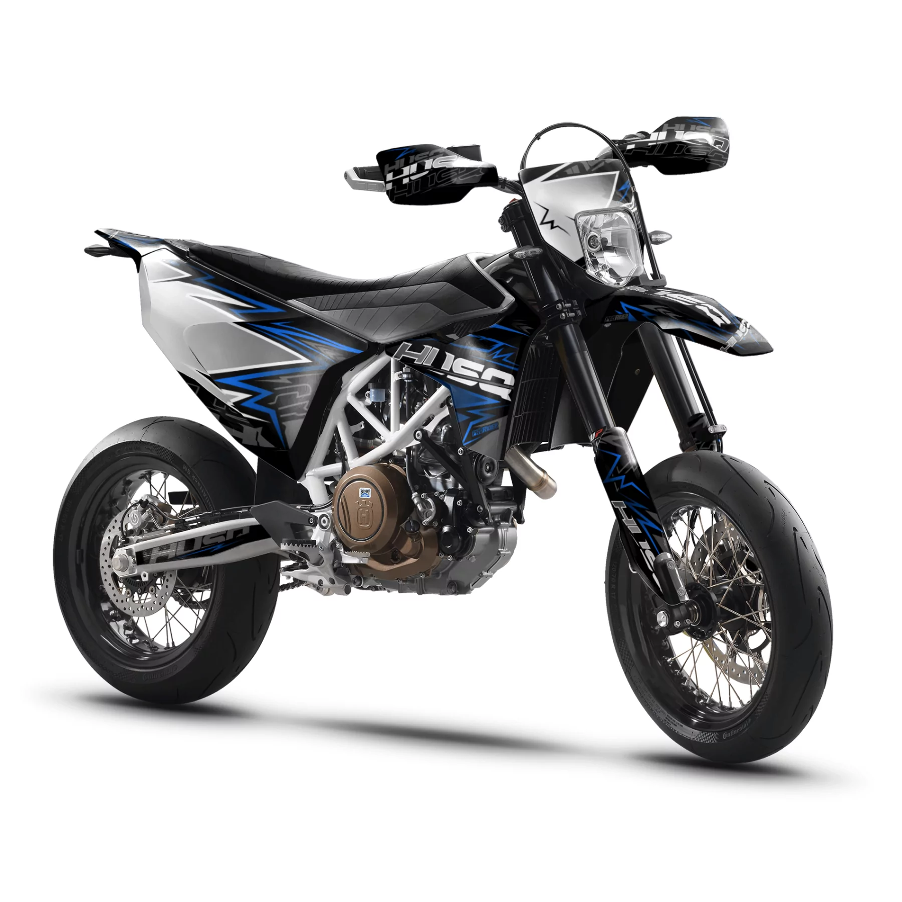 Kit adhesivos moto Kit adhesivos 701 HUSQVARNA | WHITE BLUE BOLD EFFECT