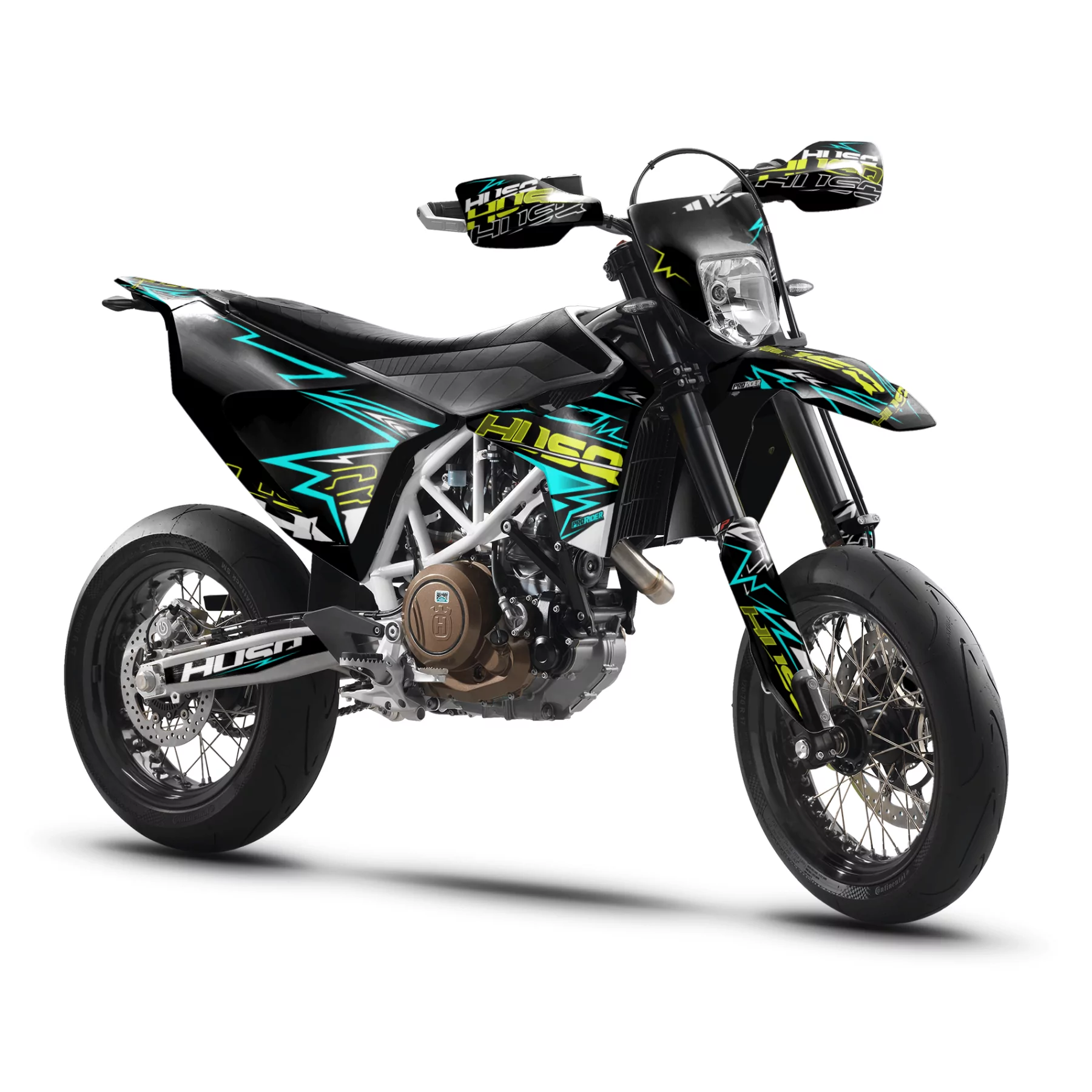 Stickerset motor Stickerset 701 HUSQY | TEAL BOLD EFFECT