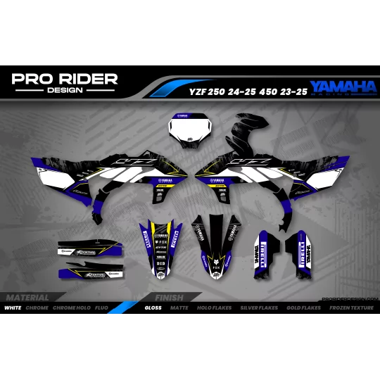 Kit adesivos moto Kit adesivos 250 YZF 24-25 - 450 YZF 23-25 | REF A118E1