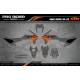 Motorrad Dekor Dekor KTM ProLine Grey/orange | SM / SMC / SMR