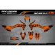 Moto stickerset Stickerset KTM STOCK V2 ORANGE | SM / SMC / SMR