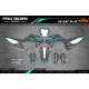 Kit adhesivos moto Kit adhesivos Motocross KTM SX SXF EXC | Shadow Edition | Grey teal