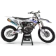 Kit adesivos moto KIT ADESIVOS MOTOCROSS FMR FACTORY branco (ref:prda13wt)