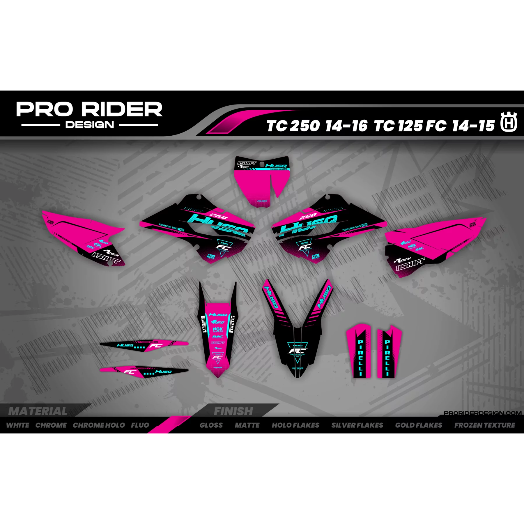 Kit adhesivos moto KIT ADHESIVOS Motocross PERSO HUSQVARNA ASCENSO