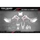 Kit adesivos moto KIT ADESIVOS Motocross HONDA SKYBOUND WHITE