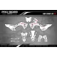 Kit adesivos moto KIT ADESIVOS Motocross HONDA SKYBOUND WHITE