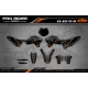 Motorrad-DEKOR DEKOR Motocross für KTM PERSO CARBONADO
