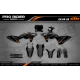Motorrad-DEKOR KIT DECO Motocross für KTM PERSO CARBONADO
